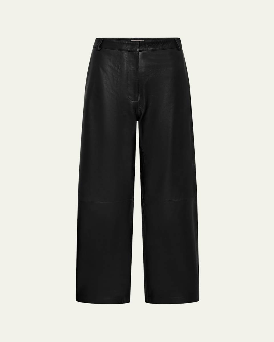 Leather Balloon Pants
